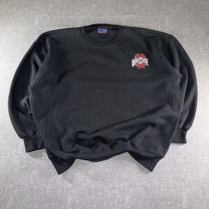 Ohio State Buckeyes Sweatshirt Mens Gray NCAA Football Crable Sportswear